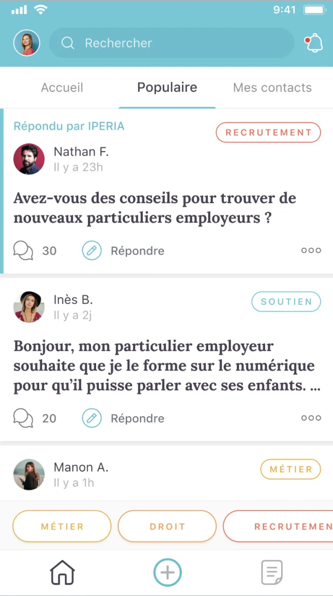 agence digitale digitz lyon - ravie by iperia - react native - symfony