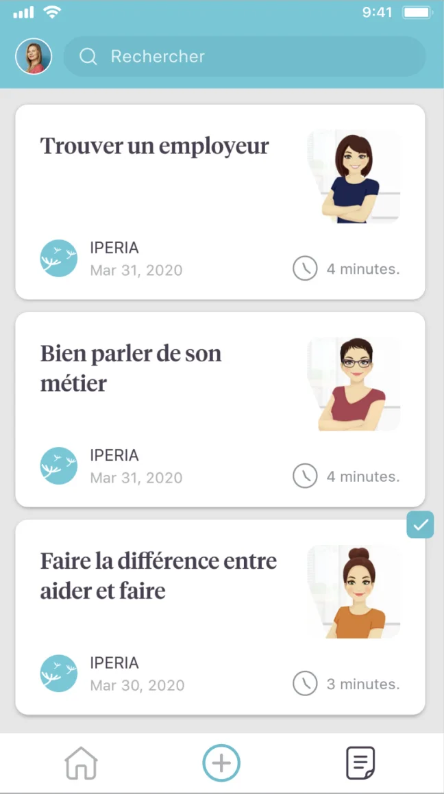 agence digitale digitz lyon - ravie by iperia - react native - symfony